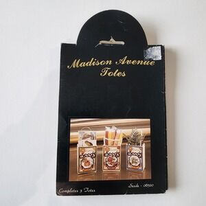 Madison Avenue Sunny Seeds Organizer Cross Stitch Kit Vintage 1986 Gardener Gift